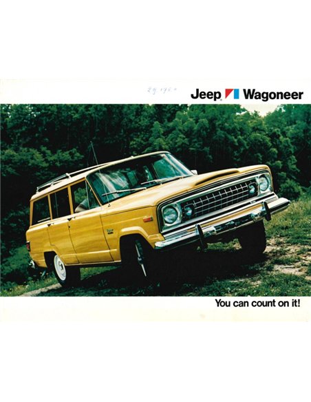 1976 JEEP WAGONEER BROCHURE ENGLISH