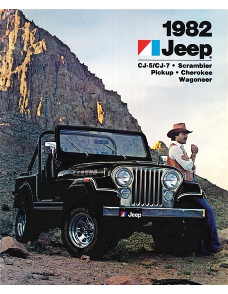 1982 JEEP PROGRAMMA PROSPEKT ENGLISCH