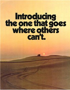 1971 JEEP RANGE BROCHURE ENGLISH