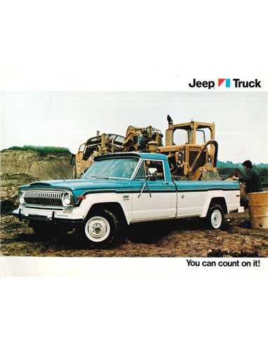 1976 JEEP J10 | J20 PROSPEKT ENGLISCH