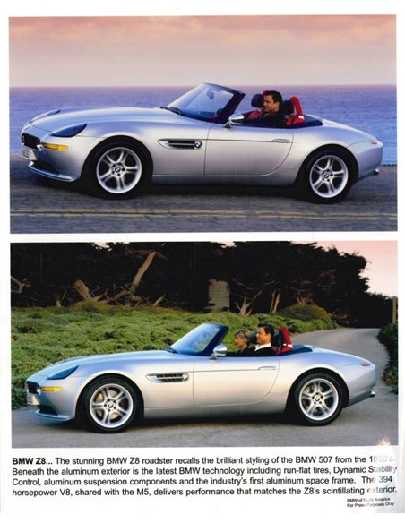 2003 BMW Z8 PRESSKIT ENGLISH