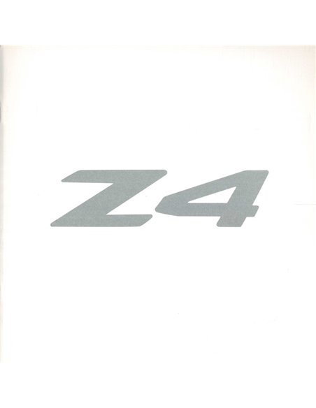 2003 BMW Z4 ROADSTER PROSPEKT NIEDERLÄNDISCH