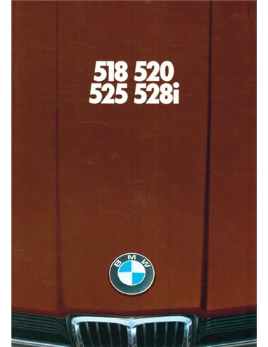 1978 BMW 5 SERIE BROCHURE FRANS
