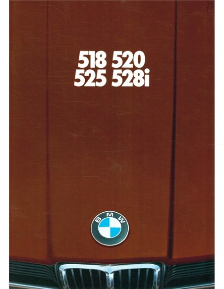 1978 BMW 5ER PROSPEKT FRANZÖSISCH