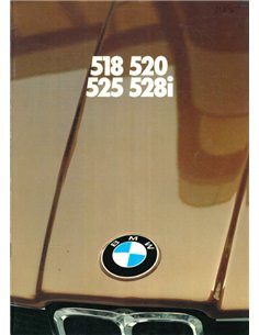 1980 BMW 5 SERIE BROCHURE ENGELS