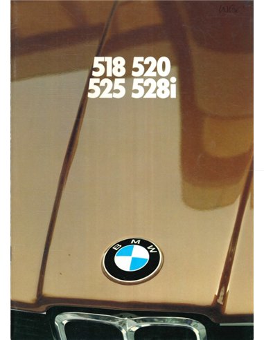1980 BMW 5ER PROSPEKT ENGLISCH