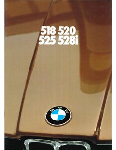 1980 BMW 5 SERIE BROCHURE FRANS