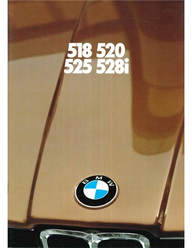 1980 BMW 5 SERIES BROCHURE FRENCH