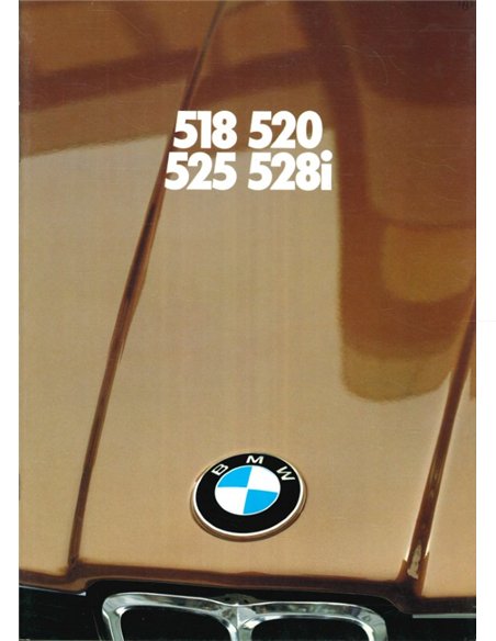 1980 BMW 5 SERIES BROCHURE FRENCH