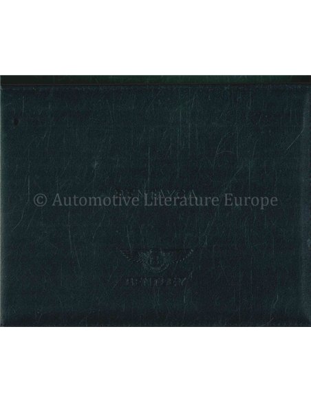 2016 BENTLEY BENTAYGA OWNERS MANUAL FRENCH