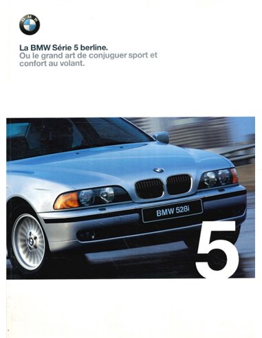 1999 BMW 5 SERIE SEDAN BROCHURE FRANS