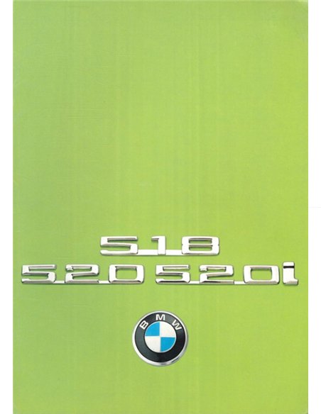 1975 BMW 5 SERIES BROCHURE DUTCH