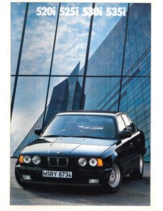 1988 BMW 5 SERIES SALOON BROCHURE DUTCH