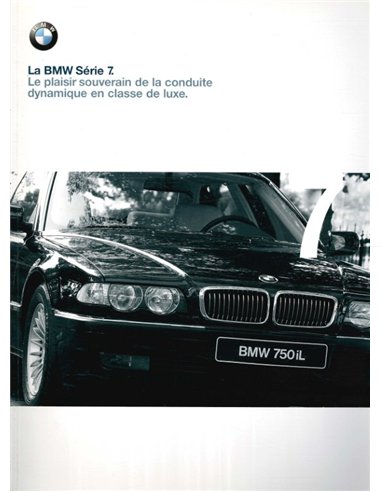1999 BMW 7 SERIE BROCHURE FRANS