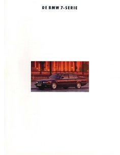 1992 BMW 7 SERIE BROCHURE NEDERLANDS