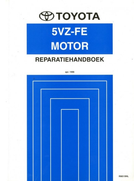 1996 TOYOTA LAND CRUISER | PRADO 5VZ-FE MOTOR WERKPLAATSHANDBOEK