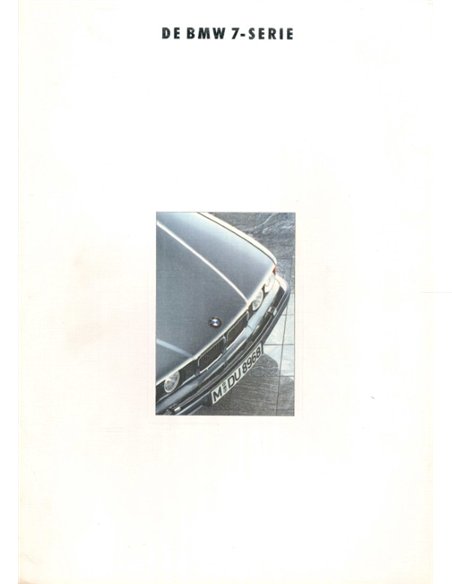 1992 BMW 7 SERIE BROCHURE NEDERLANDS