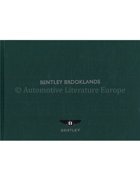 2007 BENTLEY BROOKLANDS HARDCOVER BROCHURE FRANS
