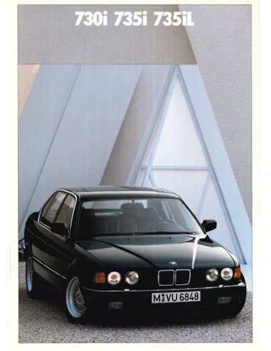 1989 BMW 7ER PROSPEKT NIEDERLÄNDISCH