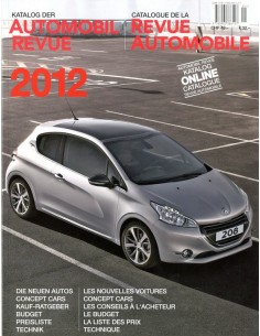 2012 AUTOMOBIL REVUE JAARBOEK DUITS FRANS