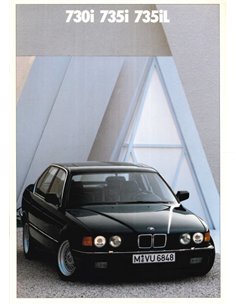 1990 BMW 7 SERIE BROCHURE NEDERLANDS