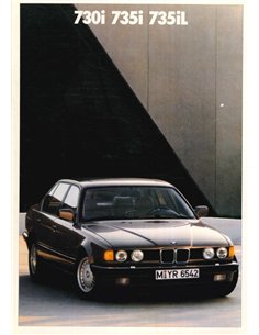 1988 BMW 7ER PROSPEKT NIEDERLÄNDISCH