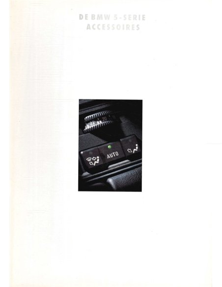 1992 BMW 5 SERIE ACCESSOIRES BROCHURE NEDERLANDS