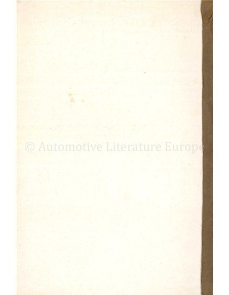 1928 MARMON MODEL 78 INSTRUCTIEBOEKJE ENGELS 