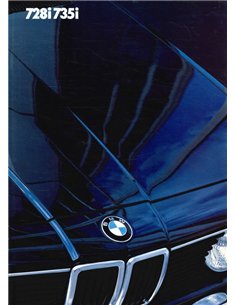 1982 BMW 7 SERIE BROCHURE DUITS