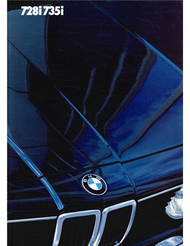 1982 BMW 7 SERIE BROCHURE DUITS