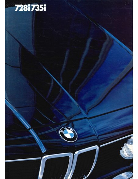 1982 BMW 7 SERIE BROCHURE DUITS