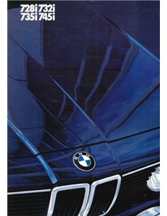 1982 BMW 7ER PROSPEKT NIEDERLÄNDISCH
