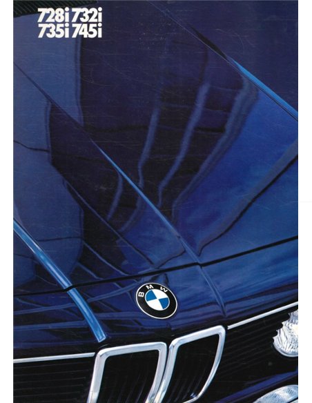 1982 BMW 7 SERIE BROCHURE NEDERLANDS