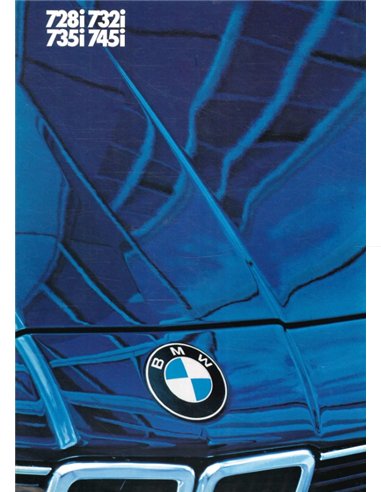 1983 BMW 7 SERIES BROCHURE DUTCH