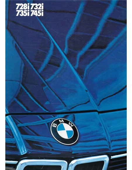 1983 BMW 7 SERIES BROCHURE DUTCH