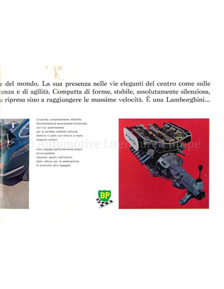 1966 LAMBORGHINI 350 GT BROCHURE