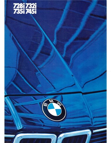 1984 BMW 7ER PROSPEKT NIEDERLÄNDISCH