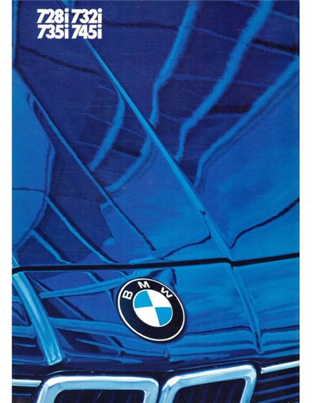 1984 BMW 7ER PROSPEKT NIEDERLÄNDISCH