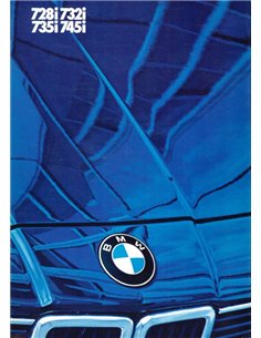 1984 BMW 7 SERIE BROCHURE NEDERLANDS