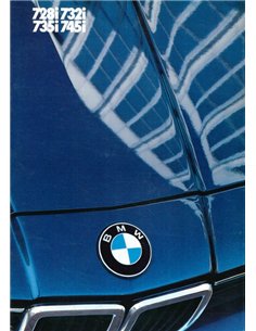 1985 BMW 7 SERIE BROCHURE NEDERLANDS