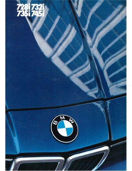 1985 BMW 7 SERIE BROCHURE NEDERLANDS