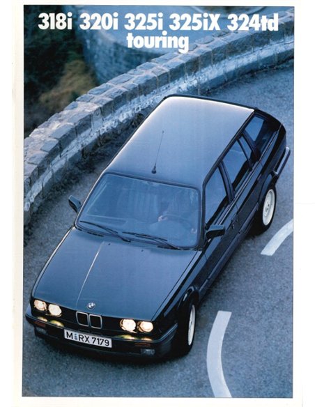 1989 BMW 3ER TOURING PROSPEKT NIEDERLÄNDISCH