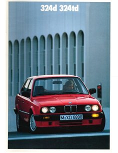 1990 BMW 3ER DIESEL PROSPEKT NIEDERLÄNDISCH