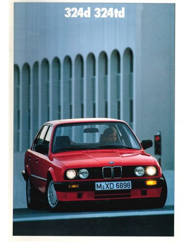 1990 BMW 3 SERIE DIESEL BROCHURE NEDERLANDS