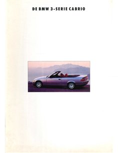 1993 BMW 3 SERIES CONVERTIBLE BROCHURE DUTCH