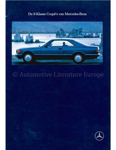 1990 MERCEDES BENZ S KLASSE COUPE BROCHURE NEDERLANDS