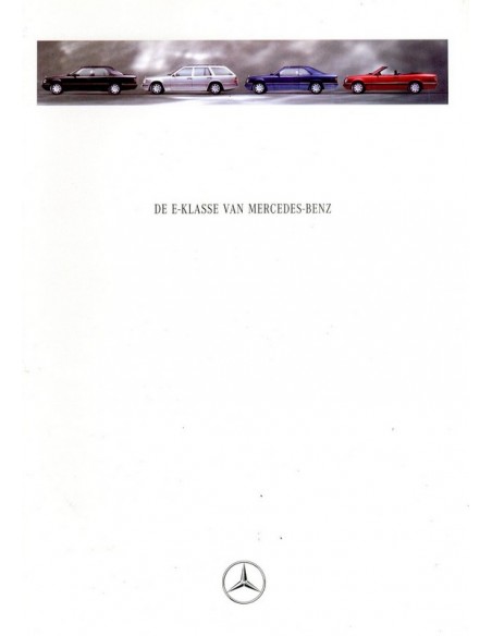 1993 MERCEDES BENZ E KLASSE PROGRAMMA BROCHURE NEDERLANDS