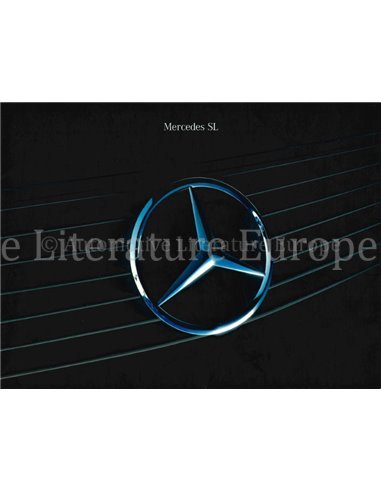 1992 MERCEDES BENZ SL KLASSE BROCHURE FRANS