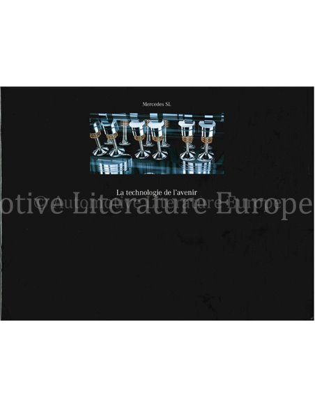 1992 MERCEDES BENZ SL KLASSE BROCHURE FRANS