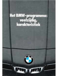 1979 BMW PROGRAMMA BROCHURE NEDERLANDS